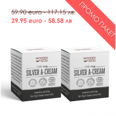 Wooden Spoon ПРОМО Био крем с микросребро за атопична кожа 50 ml 1+1