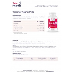 За Кръвоносни съдове - VASCORIN - ZeinPharma (120 капс)