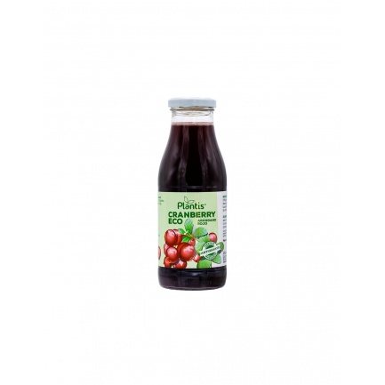 100% сок от червени био боровинки – уринарно здраве - Cranberry Eco Plantis®, 500 ml