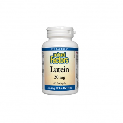 Natural Factors Лутеин 20 mg х60 капсули