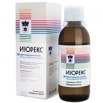 Изорекс разтвор 50 mg/ml 240 ml