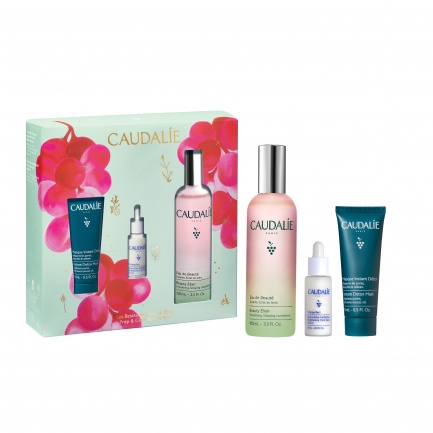 Caudalie Еликсир за красота 100 ml + Vinoperfect Озаряващ Серум 10 ml + Мигновена Детокс маска 15 ml