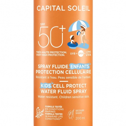 Vichy Capital Soleil Cell Protect SPF50+ Детски флуиден спрей за защита на кожните клетки 200 ml