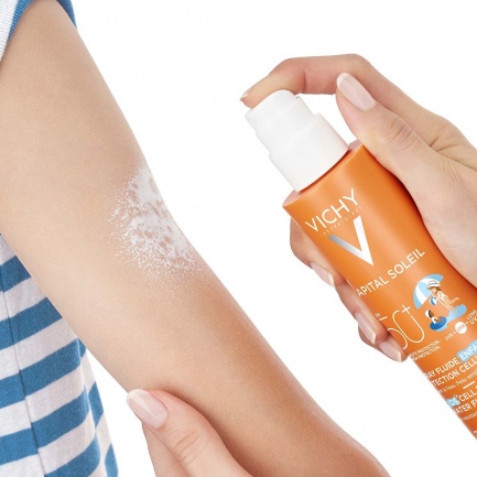 Vichy Capital Soleil Cell Protect SPF50+ Детски флуиден спрей за защита на кожните клетки 200 ml