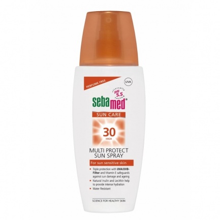 Sebamed SPF30 Слънцезащитен спрей без парфюм 150 ml