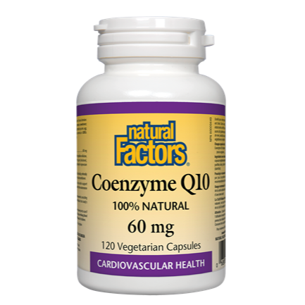 Natural Factors Коензим Q10 60 mg x120 V капсули