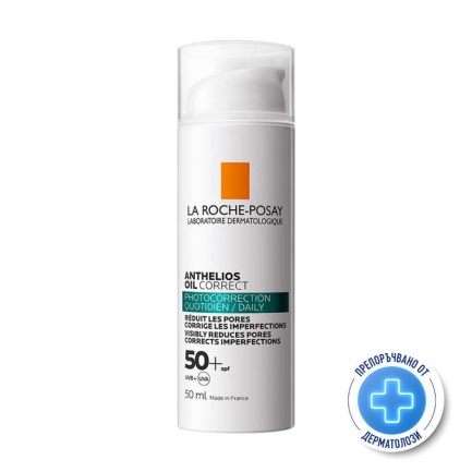 La Roche-Posay Anthelios Oil Correct SPF50+ Гел крем за лице за ежедневна фотопротекция и фотокорекция 50 ml