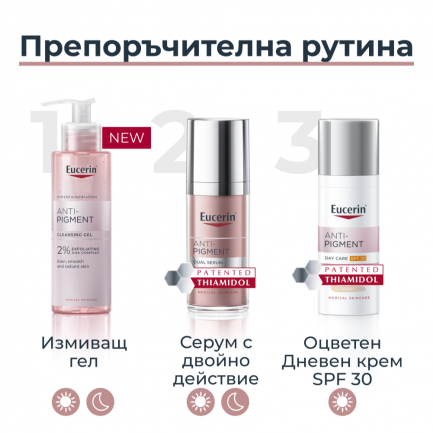 Eucerin Anti-Pigment SPF30 Дневен крем против тъмни петна - светъл 50 ml