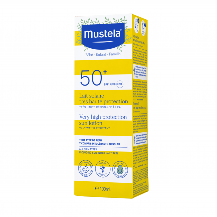Mustela SPF50+ Слънцезащитен лосион 100 ml