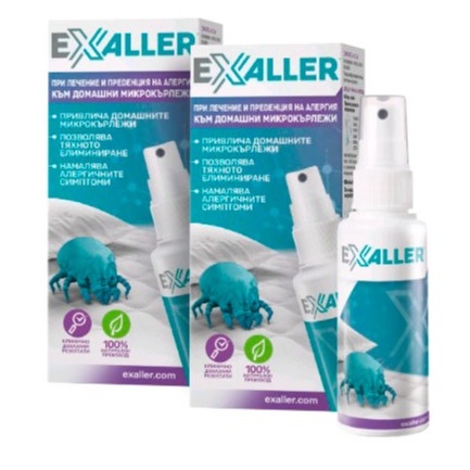 ExAller Спрей срещу домашни кърлежи 75 ml x2 броя + ПОДАРЪК