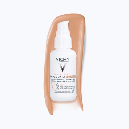 Vichy Capital Soleil UV-Age Daily SPF50+ Тониран флуид против поява на признаци на фотостареене 40 ml