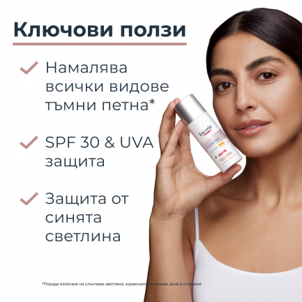 Eucerin Anti-Pigment SPF30 Дневен крем против тъмни петна - тъмен 50 ml
