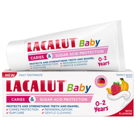 Lacalut Baby Детска паста за зъби 0-2 год. 55 ml