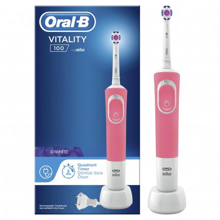Oral-B Vitality 100 3D White D100.413.1 Електрическа четка за зъби