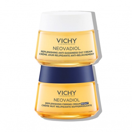 Vichy NEOVADIOL Рутина за стегнатост на кожата в менопауза (дневна и нощна грижа)
