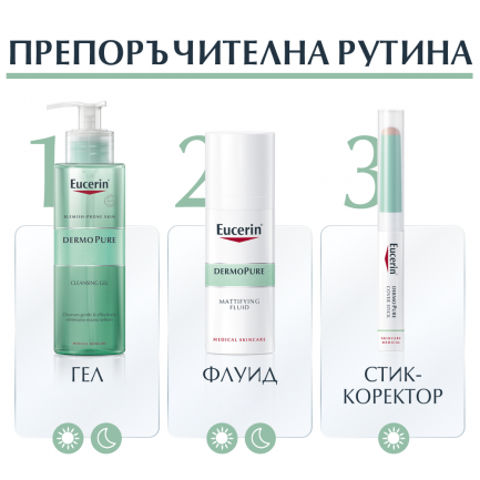 Eucerin DERMOPURE Допълваща грижа за мазна кожа, склонна към акне