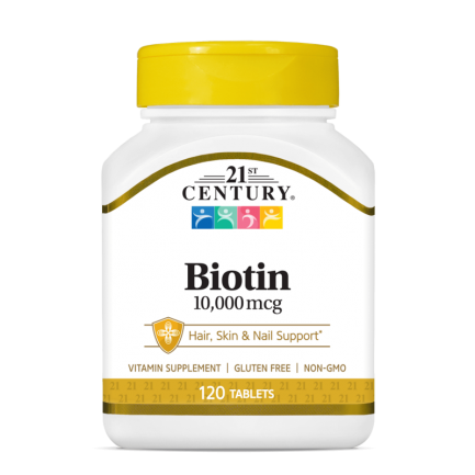 21st Century Biotin 10000mcg - Биотин | 120 tabs