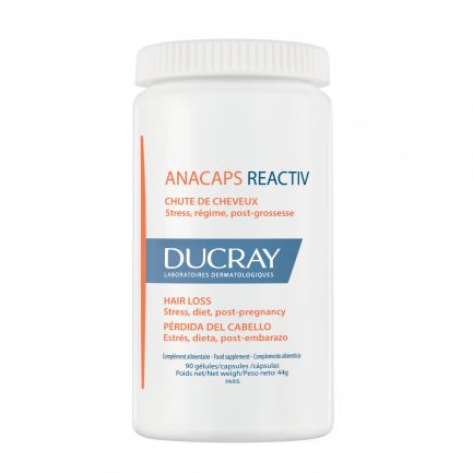 Ducray Anacaps Reactiv Хранителна добавка при реактивен косопад х90 капсули