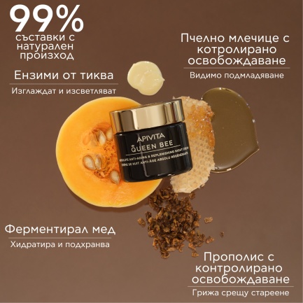 Apivita Queen Bee Възстановяващ нощен крем против стареене 50 ml