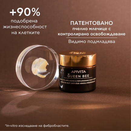 Apivita Queen Bee Възстановяващ нощен крем против стареене 50 ml