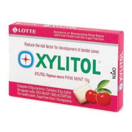 Xylitol Дъвки Череша и мента х11 дражета