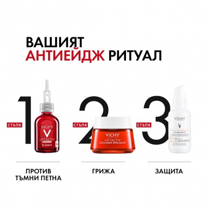Vichy Capital Soleil UV-Age Daily SPF50+ Флуид против поява на признаци на фотостареене 40 ml