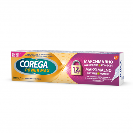 Corega Hold + Comfort Фиксиращ крем за зъбни протези 40 g