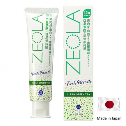 ZEOLA Fresh Breath Clean Green Tea Паста за зъби Зеола свеж дъх – чист зелен чай 95 g