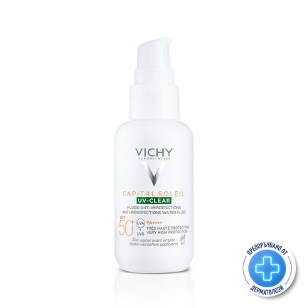 Vichy Capital Soleil UV-Clear SPF50+ Флуид против несъвършенства 40 ml
