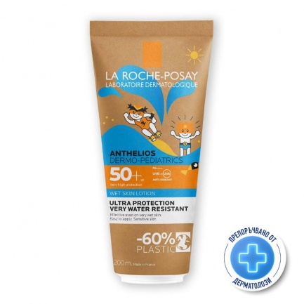 La Roche-Posay Anthelios Dermo-Pediatrics Wet Skin SPF50+ Слънцезащитен лосион за деца 200 ml
