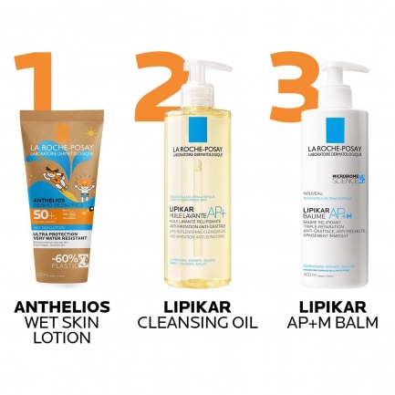La Roche-Posay Anthelios Dermo-Pediatrics Wet Skin SPF50+ Слънцезащитен лосион за деца 200 ml