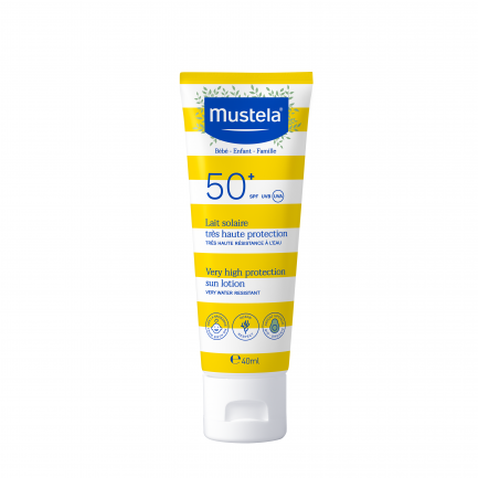 Mustela SPF50+ Слънцезащитен лосион за лице 40 ml