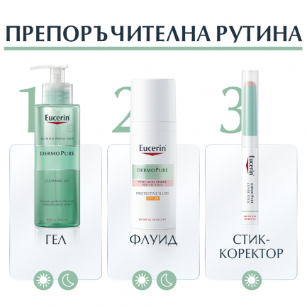 Eucerin DERMOPURE Дневна рутина за мазна кожа, склонна към акне