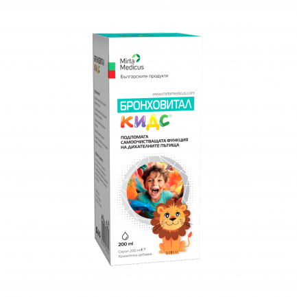 Mirta Medicus Бронховитал кидс Сироп 200 ml