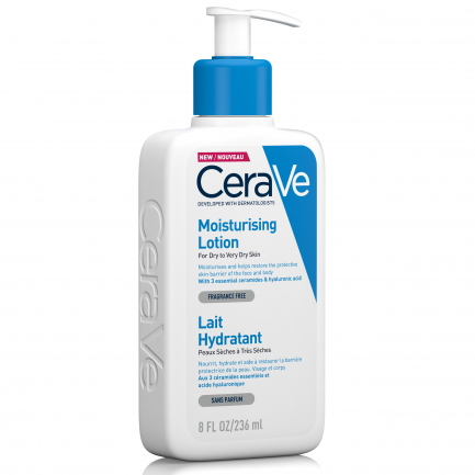 CeraVe Лосион за лице и тяло 236 ml + Измиващ крем за лице и тяло 236 ml