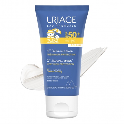 Uriage Bariesun Bebe SPF50+ Минерален крем за бебета и деца 50 ml
