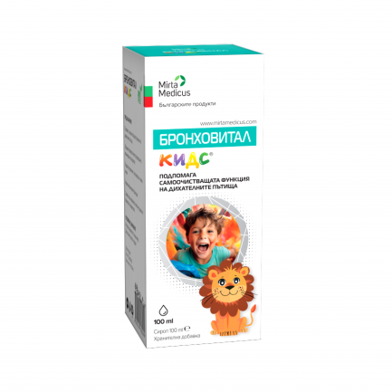 Mirta Medicus Бронховитал кидс Сироп 100 ml