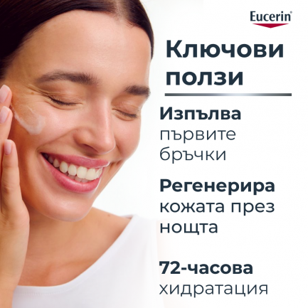 Eucerin Hyaluron-Filler Ултралек хидратиращ нощен крем 50 ml