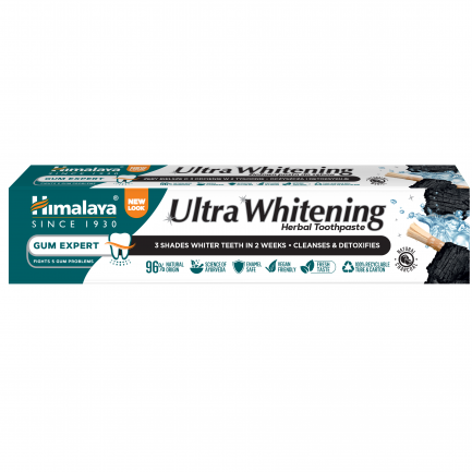 Himalaya Ultra Whitening Паста за зъби с активен въглен 75 ml