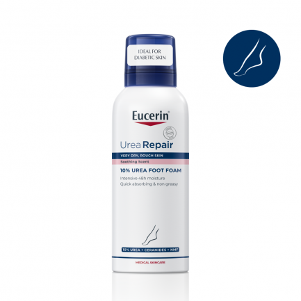 Eucerin UreaRepair PLUS Пяна за крака с 10% UREA 150 ml