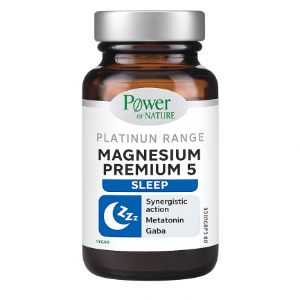 Power of Nature Magnesium Premium 5 Sleep x60 капсули