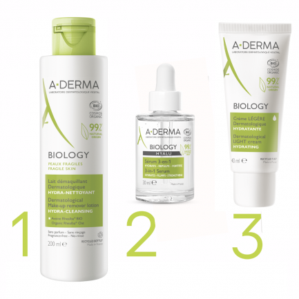 A-Derma Biology Био ритуал за суха кожа