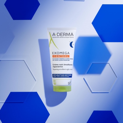 A-Derma Exomega Control Eмолиентен възстановяващ нощен крем 200 ml