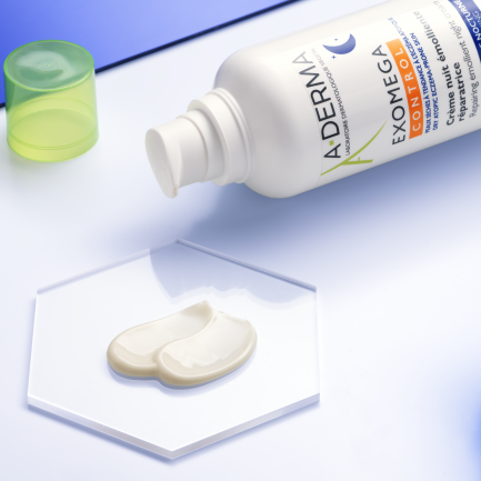 A-Derma Exomega Control Eмолиентен възстановяващ нощен крем 400 ml