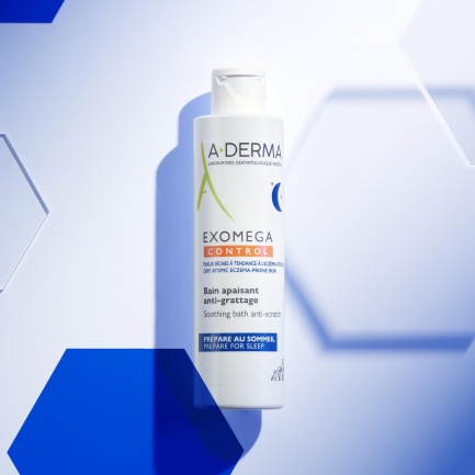 A-Derma Exomega Control Успокояваща вана срещу разчесване 200 ml