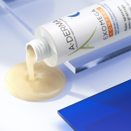 A-Derma Exomega Control Успокояваща вана срещу разчесване 200 ml