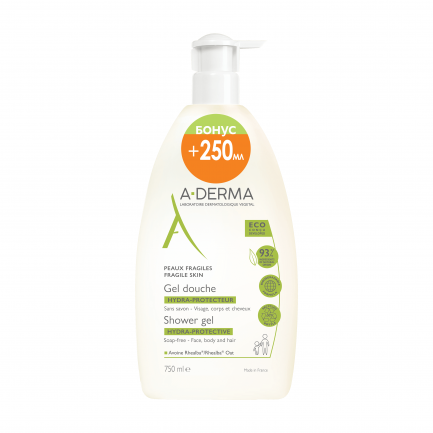 A-Derma Хидратиращ душ-гел 750 ml