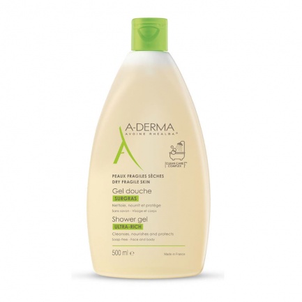 A-Derma ПРОМО Surgras Свръхобогатен душ-гел 500 ml