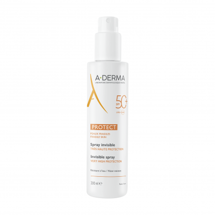 A-Derma Protect Слънцезащитен спрей SPF50+ 200 ml