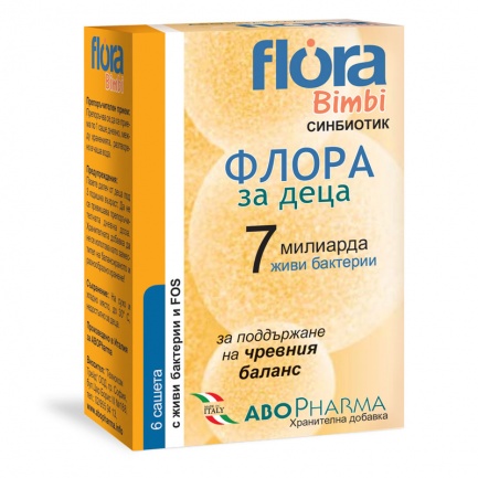 Флора Бимби 7 Пробиотик за деца х10 сашета